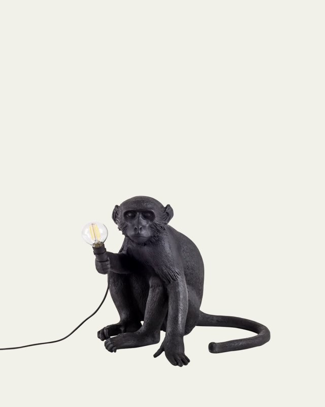 Sitting Monkey 13" Outdoor Pendant
